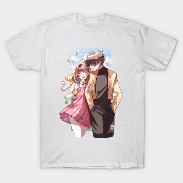 Sakura and Syaoran date T-Shirt by Fukosshi